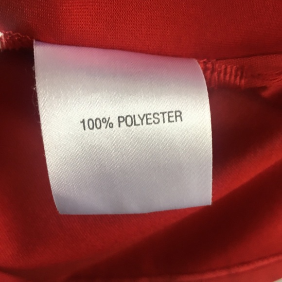 3/$30 Adidas Red Climalite Golf Shirt - Picture 6 of 7